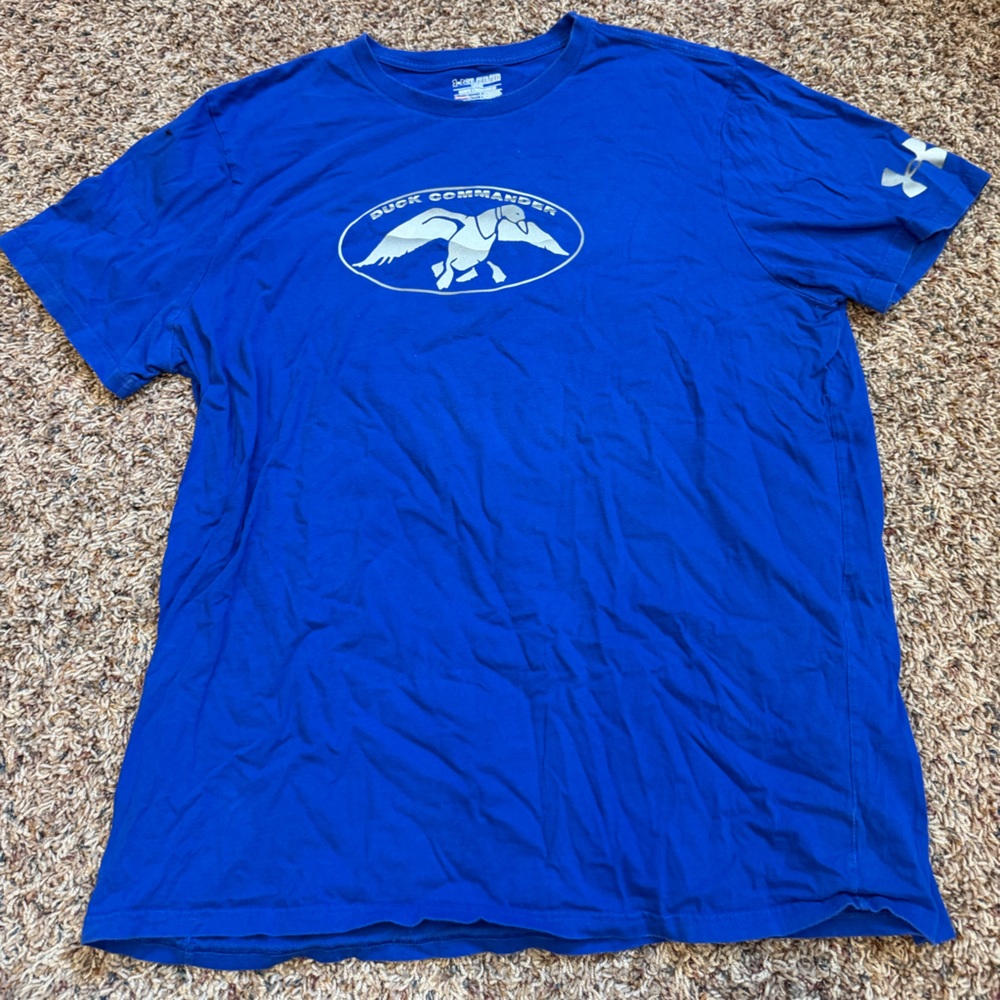 Under Armour Royal Blue Short Sleeve Logo Crew Tee